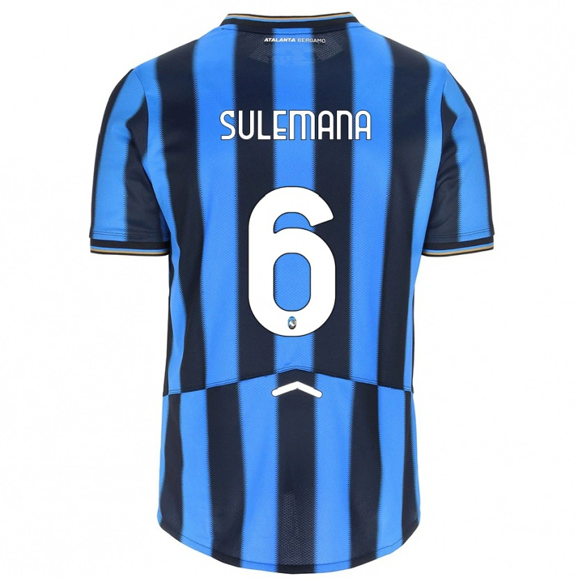 Danxen Men Ibrahim Sulemana #6 Sky Blue Black Home Jersey 2025/26 T-Shirt