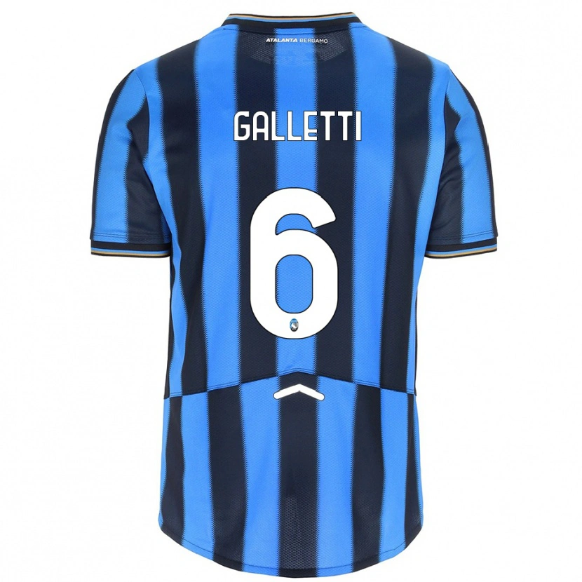 Danxen Men Elia Galletti #6 Sky Blue Black Home Jersey 2025/26 T-Shirt