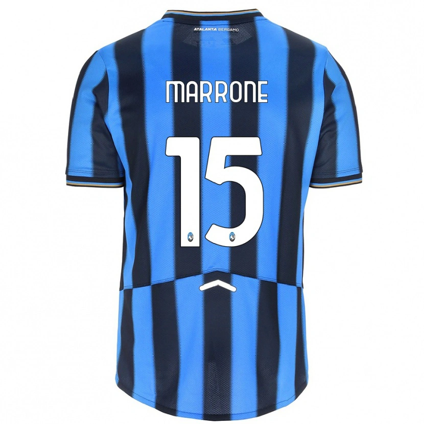 Danxen Men Federico Marrone #15 Sky Blue Black Home Jersey 2025/26 T-Shirt