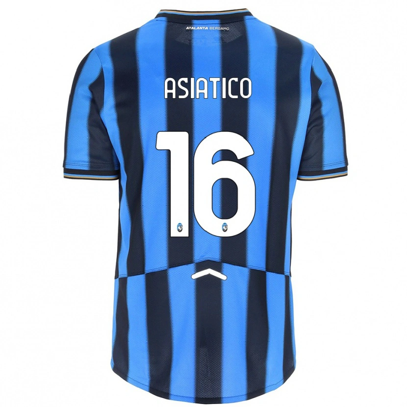 Danxen Men Pietro Asiatico #16 Sky Blue Black Home Jersey 2025/26 T-Shirt
