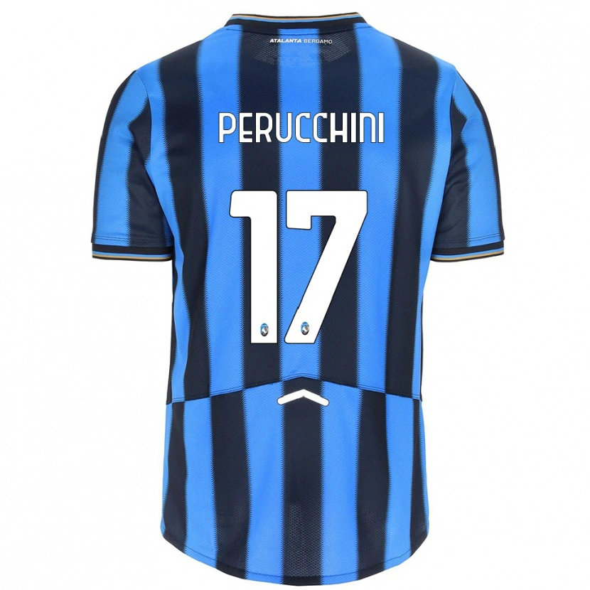 Danxen Men Simone Perucchini #17 Sky Blue Black Home Jersey 2025/26 T-Shirt