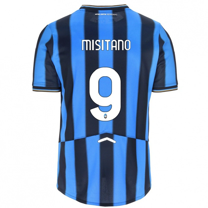 Danxen Men Giulio Misitano #9 Sky Blue Black Home Jersey 2025/26 T-Shirt