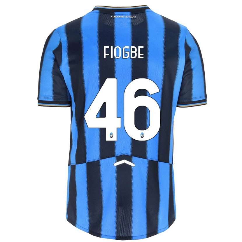 Danxen Men Candas Fiogbe #46 Sky Blue Black Home Jersey 2025/26 T-Shirt