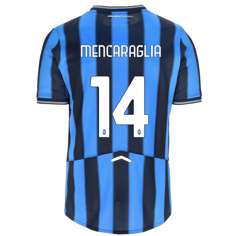 Danxen Men Filippo Mencaraglia #14 Sky Blue Black Home Jersey 2025/26 T-Shirt