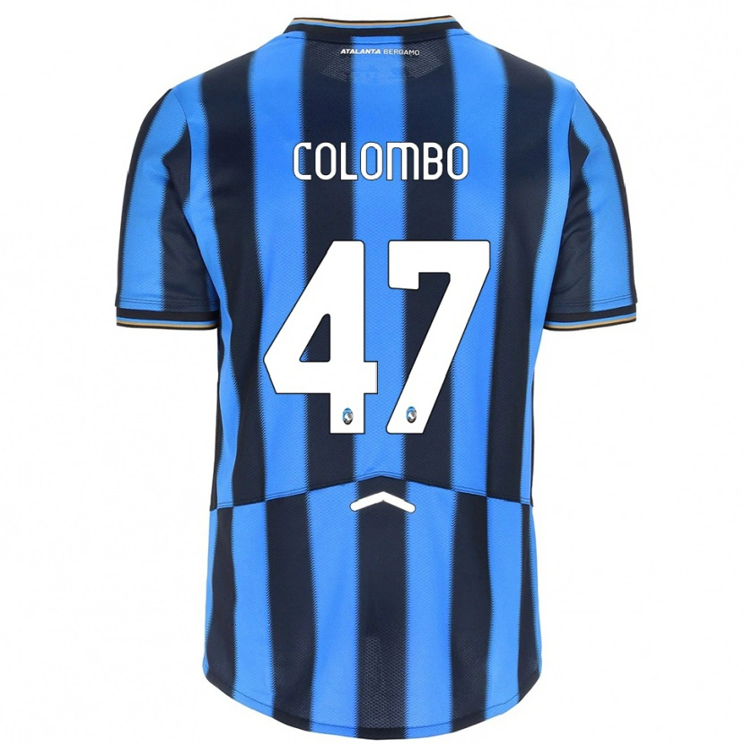 Danxen Men Matteo Colombo #47 Sky Blue Black Home Jersey 2025/26 T-Shirt