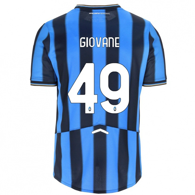 Danxen Men Samuel Giovane #49 Sky Blue Black Home Jersey 2025/26 T-Shirt