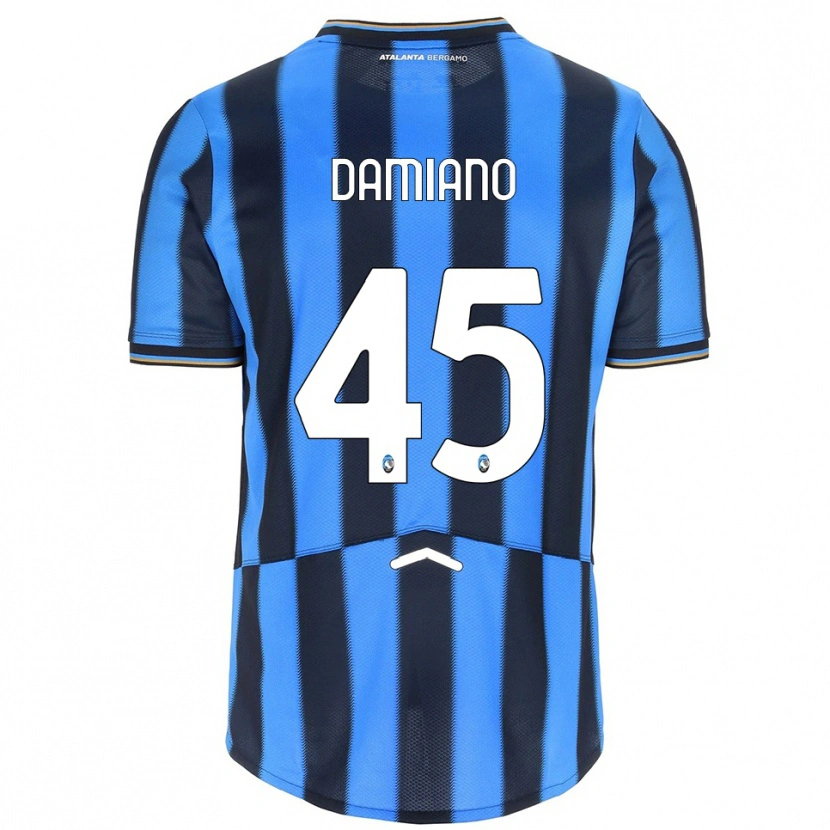 Danxen Men Vincenzo Damiano #45 Sky Blue Black Home Jersey 2025/26 T-Shirt