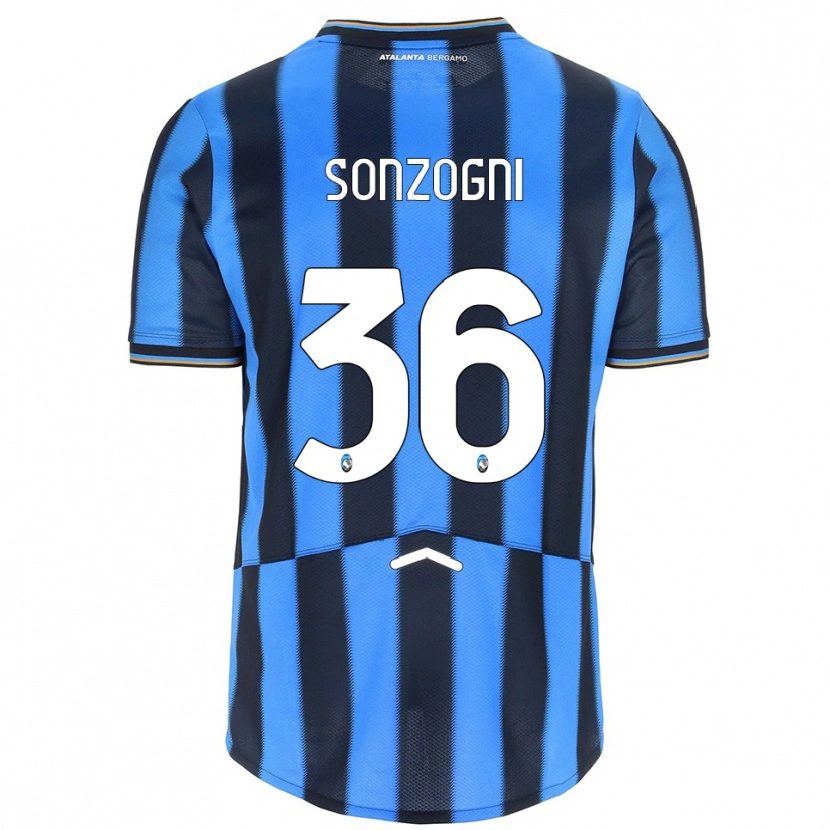 Danxen Men Mattia Sonzogni #36 Sky Blue Black Home Jersey 2025/26 T-Shirt