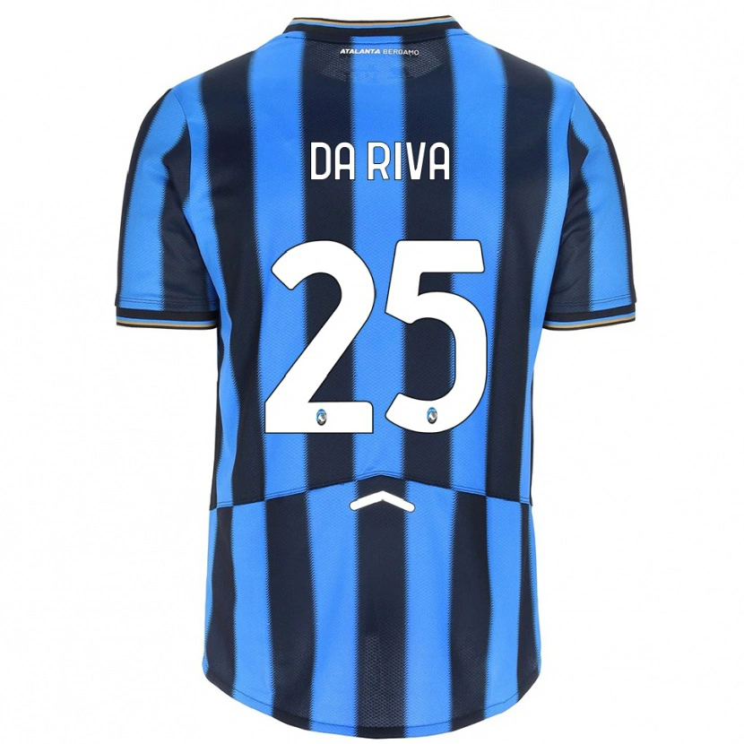 Danxen Men Jacopo Da Riva #25 Sky Blue Black Home Jersey 2025/26 T-Shirt