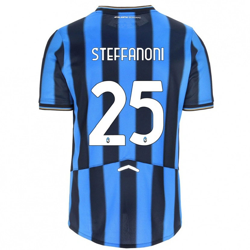 Danxen Men Federico Steffanoni #25 Sky Blue Black Home Jersey 2025/26 T-Shirt