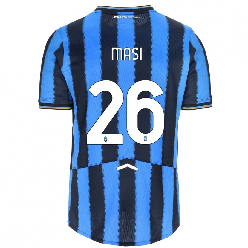 Danxen Men Alberto Masi #26 Sky Blue Black Home Jersey 2025/26 T-Shirt