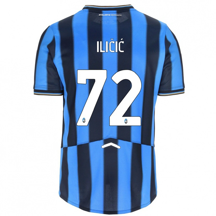 Danxen Men Josip Ilicic #72 Sky Blue Black Home Jersey 2025/26 T-Shirt