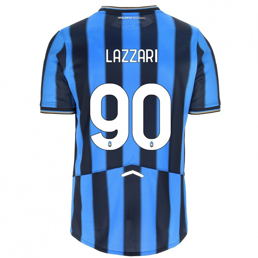 Danxen Men Ilaria Lazzari #90 Sky Blue Black Home Jersey 2025/26 T-Shirt
