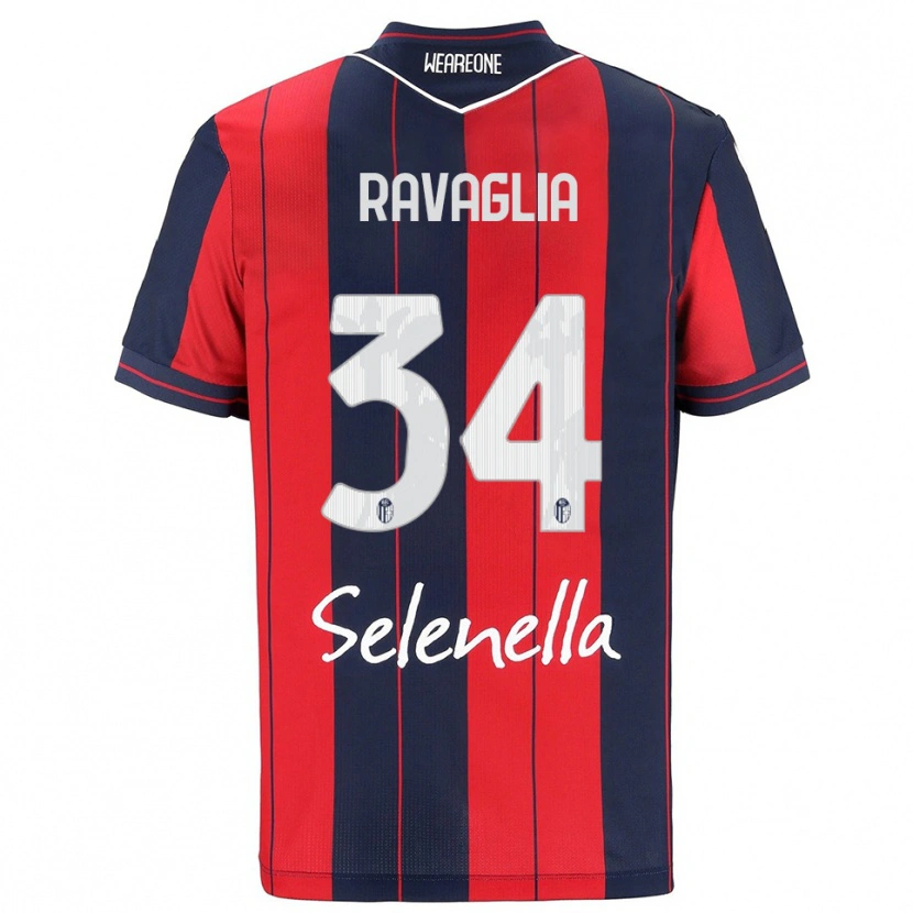 Danxen Men Federico Ravaglia #34 Red Navy Home Jersey 2025/26 T-Shirt