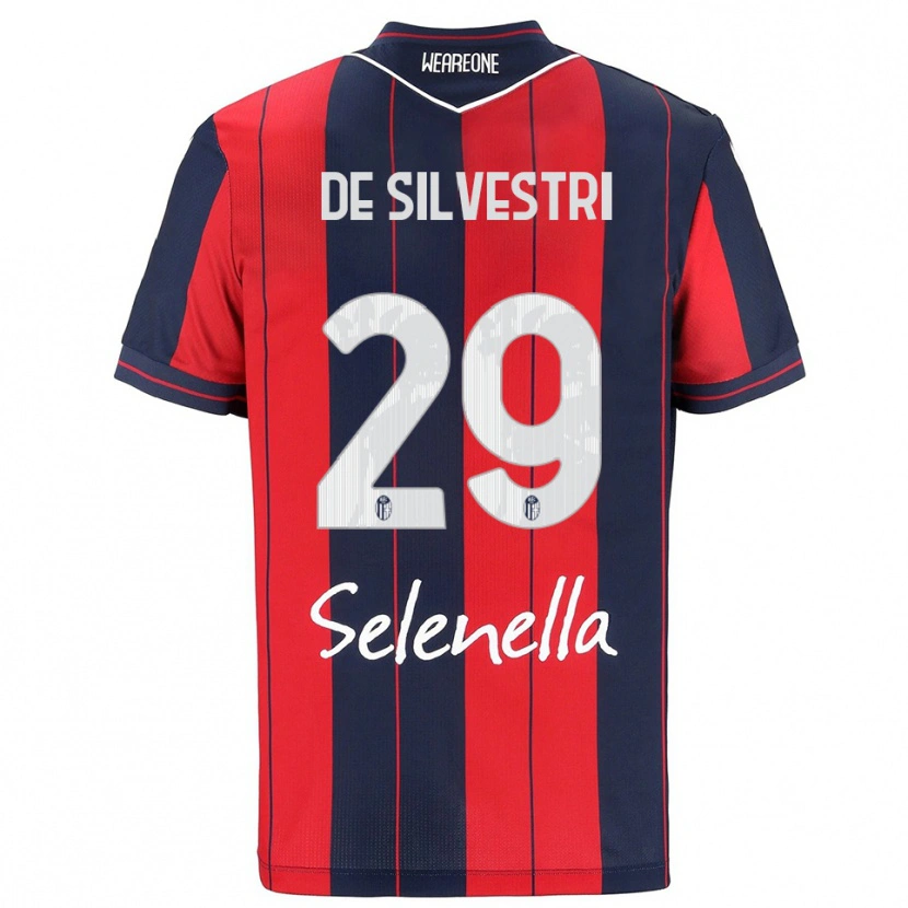 Danxen Men Lorenzo De Silvestri #29 Red Navy Home Jersey 2025/26 T-Shirt
