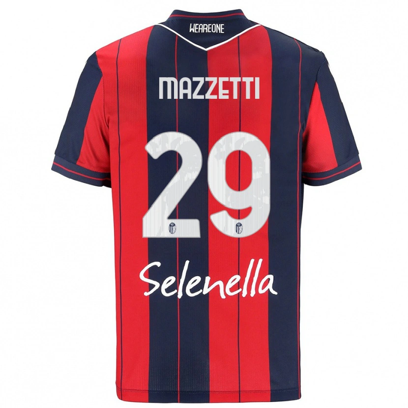 Danxen Men Gabriele Mazzetti #29 Red Navy Home Jersey 2025/26 T-Shirt