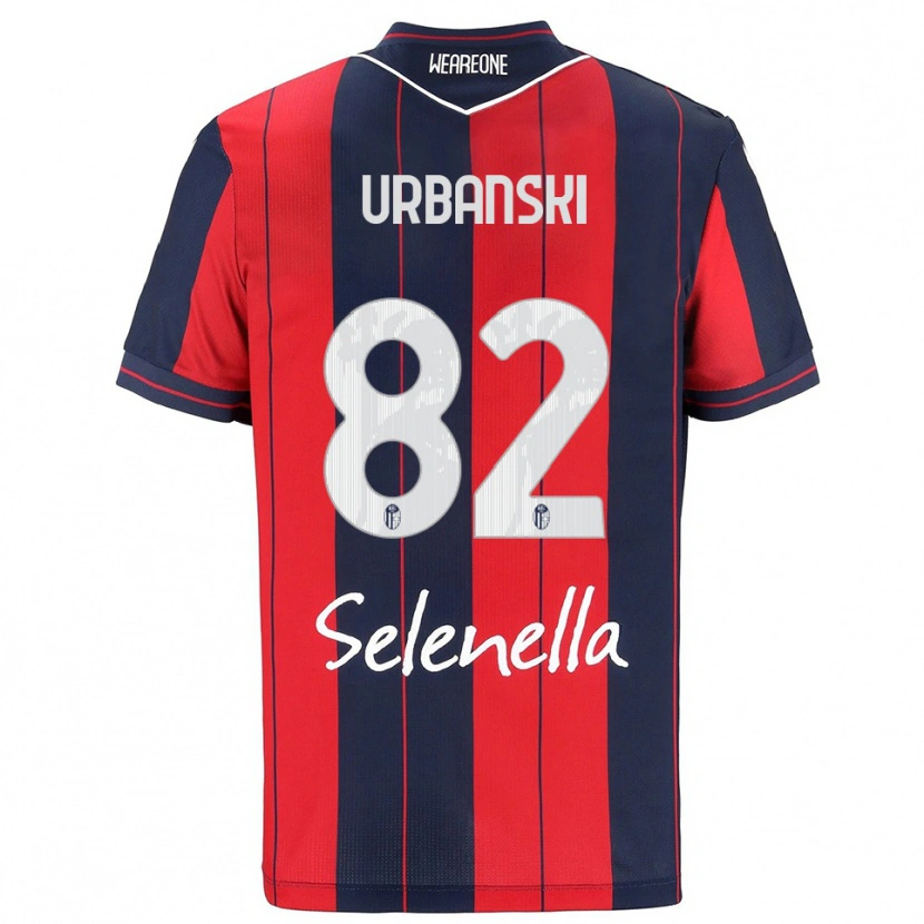 Danxen Men Kacper Urbanski #82 Red Navy Home Jersey 2025/26 T-Shirt