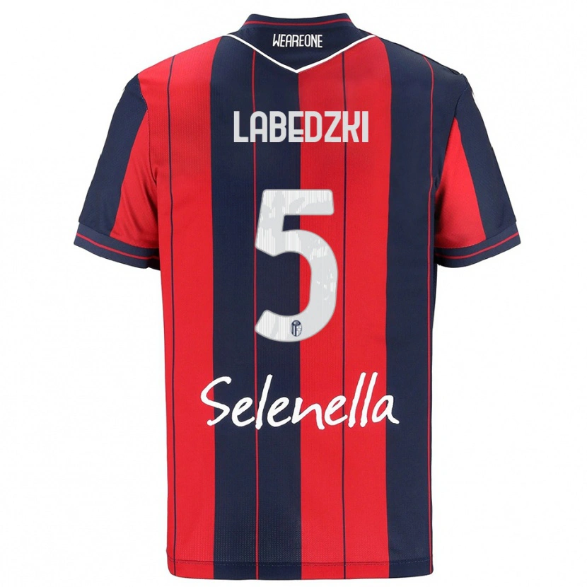 Danxen Men Jan Labedzki #5 Red Navy Home Jersey 2025/26 T-Shirt