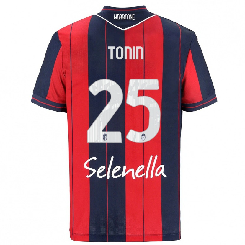 Danxen Men Federico Tonin #25 Red Navy Home Jersey 2025/26 T-Shirt