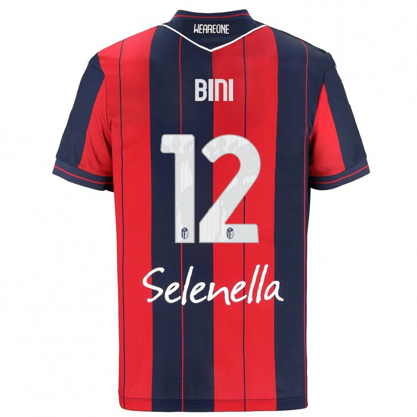 Danxen Men Cesare Bini #12 Red Navy Home Jersey 2025/26 T-Shirt