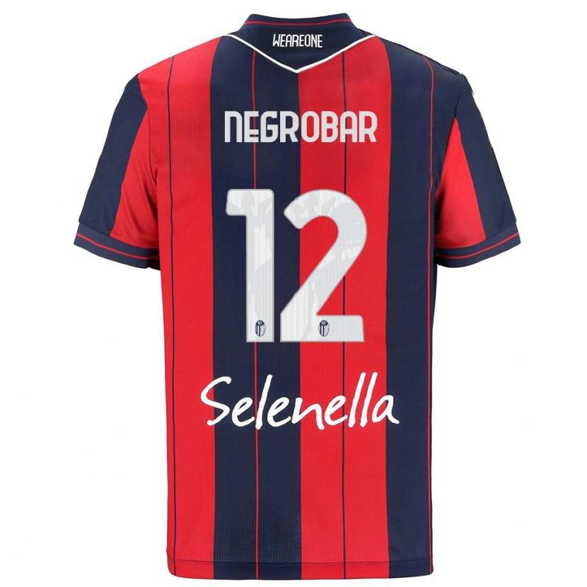 Danxen Men Lucas Negrobar #12 Red Navy Home Jersey 2025/26 T-Shirt