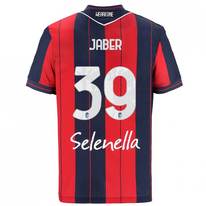 Danxen Men Ali Jaber #39 Red Navy Home Jersey 2025/26 T-Shirt