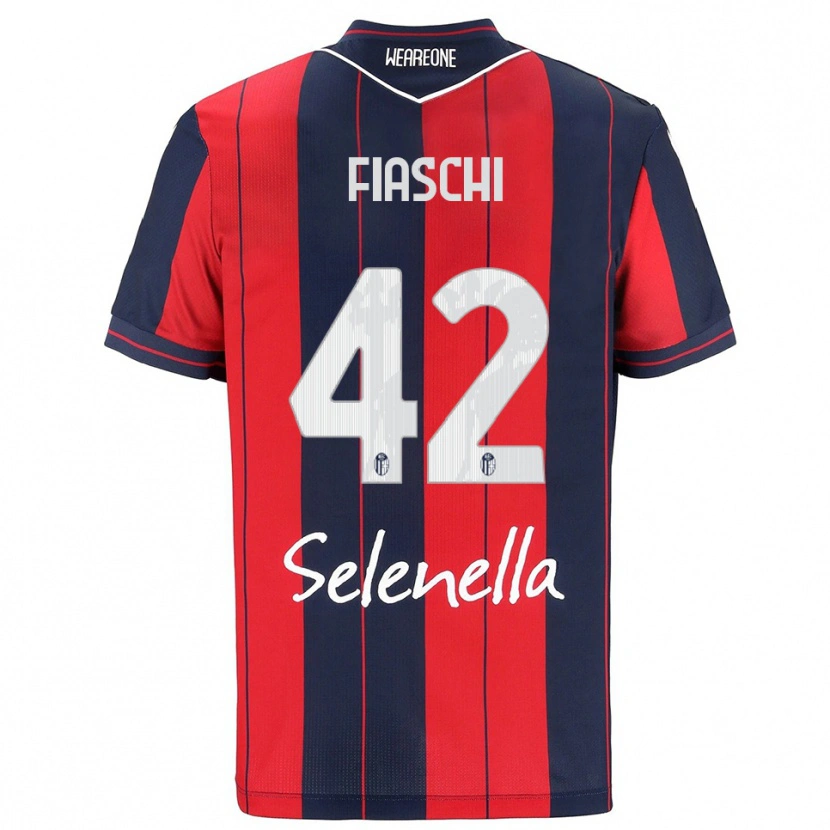 Danxen Men Marco Fiaschi #42 Red Navy Home Jersey 2025/26 T-Shirt