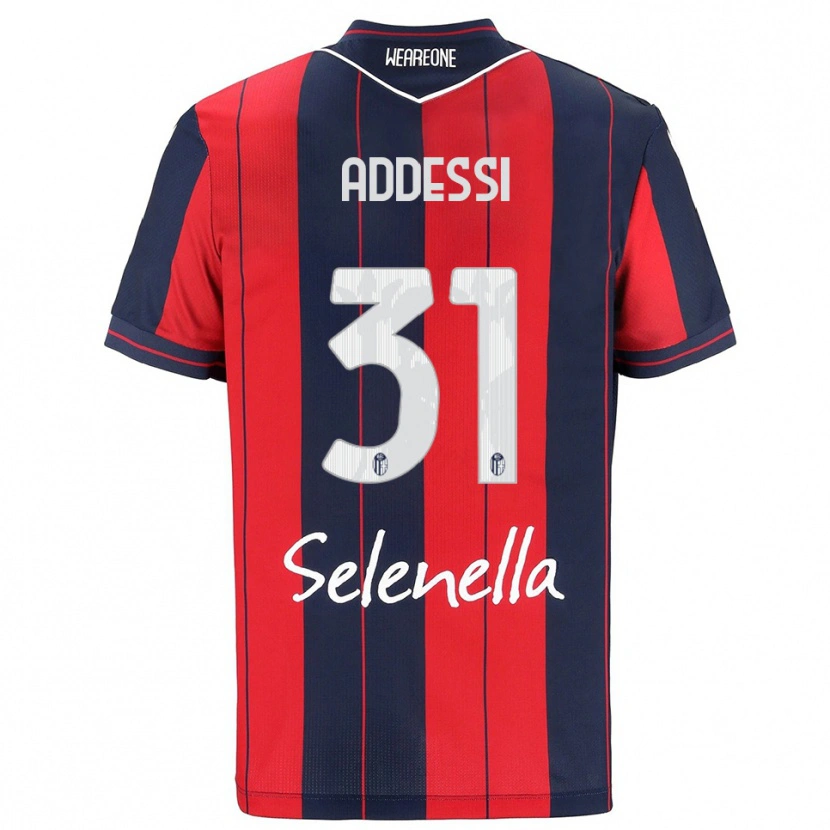 Danxen Men Simone Addessi #31 Red Navy Home Jersey 2025/26 T-Shirt