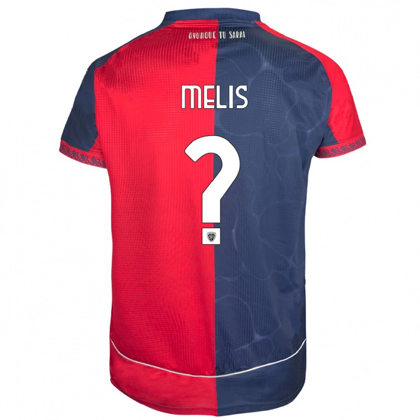 Danxen Men Gabriele Melis #0 Red Navy Home Jersey 2025/26 T-Shirt