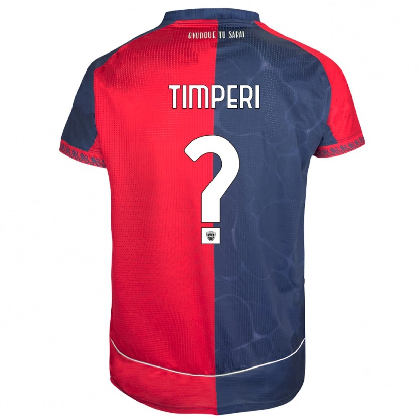 Danxen Men Giordano Timperi #0 Red Navy Home Jersey 2025/26 T-Shirt