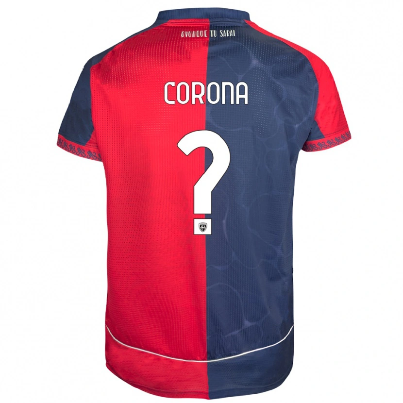 Danxen Men Leonardo Corona #0 Red Navy Home Jersey 2025/26 T-Shirt