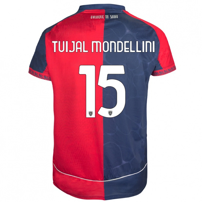 Danxen Men Luca Tuijai Mondellini #15 Red Navy Home Jersey 2025/26 T-Shirt