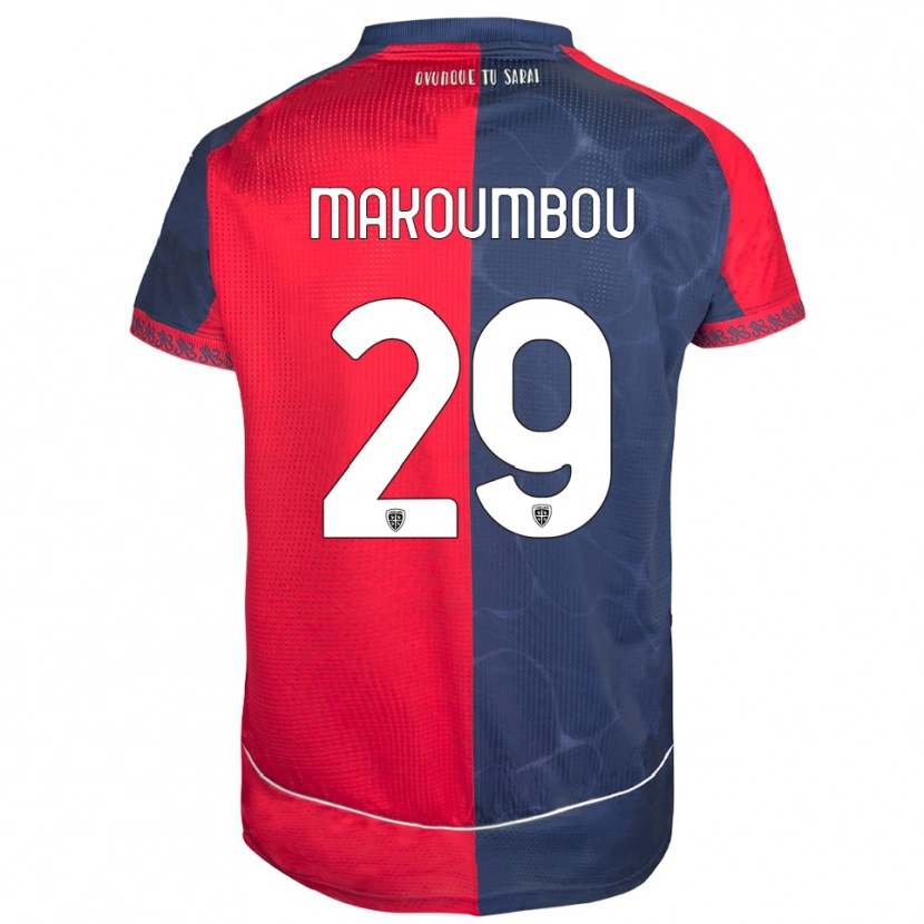 Danxen Men Antoine Makoumbou #29 Red Navy Home Jersey 2025/26 T-Shirt
