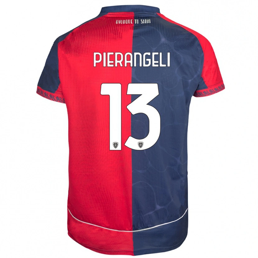Danxen Men Luis Pierangeli #13 Red Navy Home Jersey 2025/26 T-Shirt