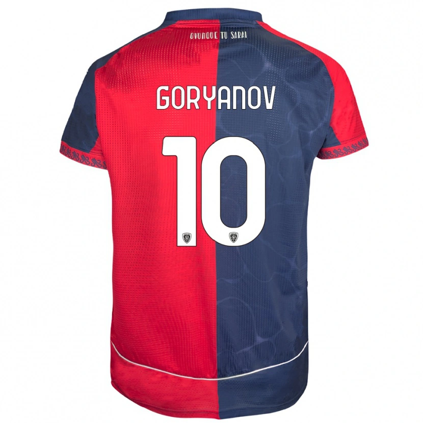 Danxen Men Kristiyan Goryanov #10 Red Navy Home Jersey 2025/26 T-Shirt