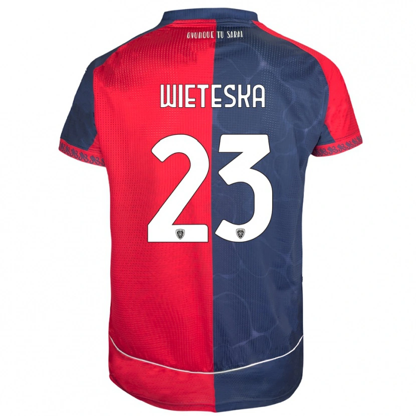 Danxen Men Mateusz Wieteska #23 Red Navy Home Jersey 2025/26 T-Shirt