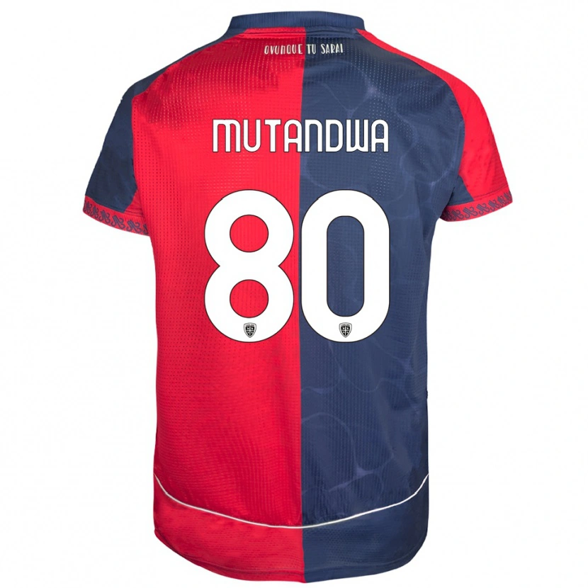 Danxen Men Kingstone Mutandwa #80 Red Navy Home Jersey 2025/26 T-Shirt