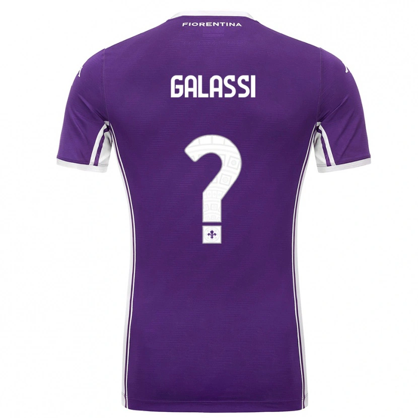 Danxen Men Andrea Galassi #0 Purple White Home Jersey 2025/26 T-Shirt