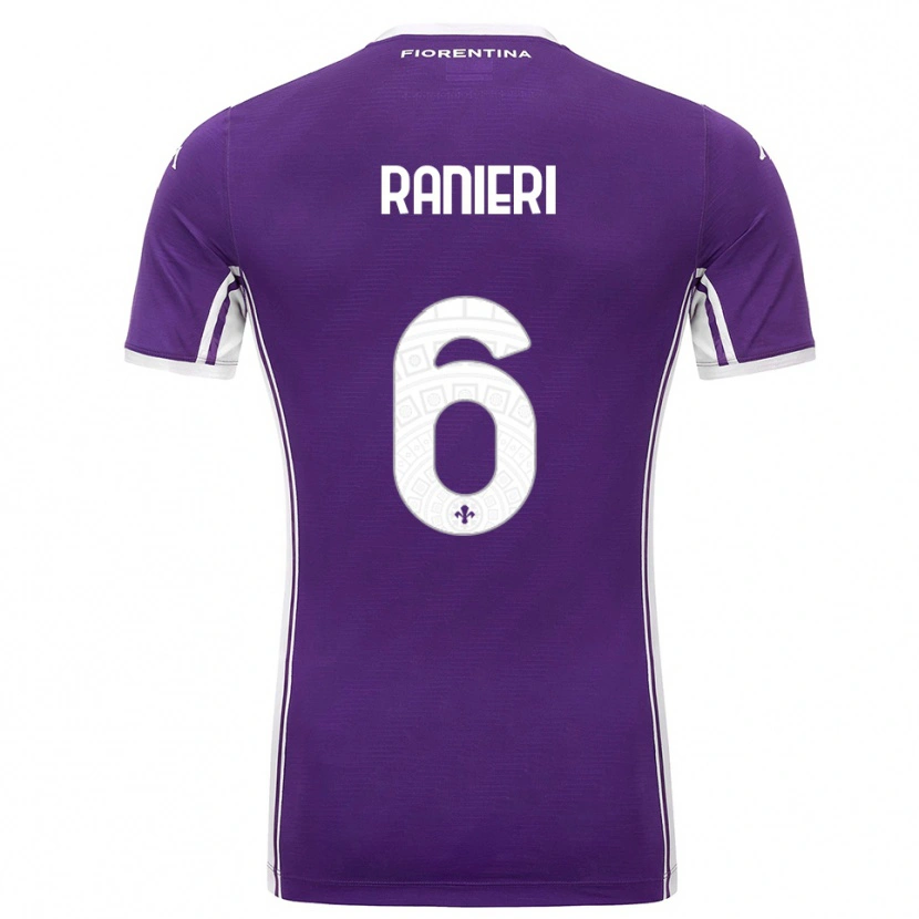 Danxen Men Luca Ranieri #6 Purple White Home Jersey 2025/26 T-Shirt