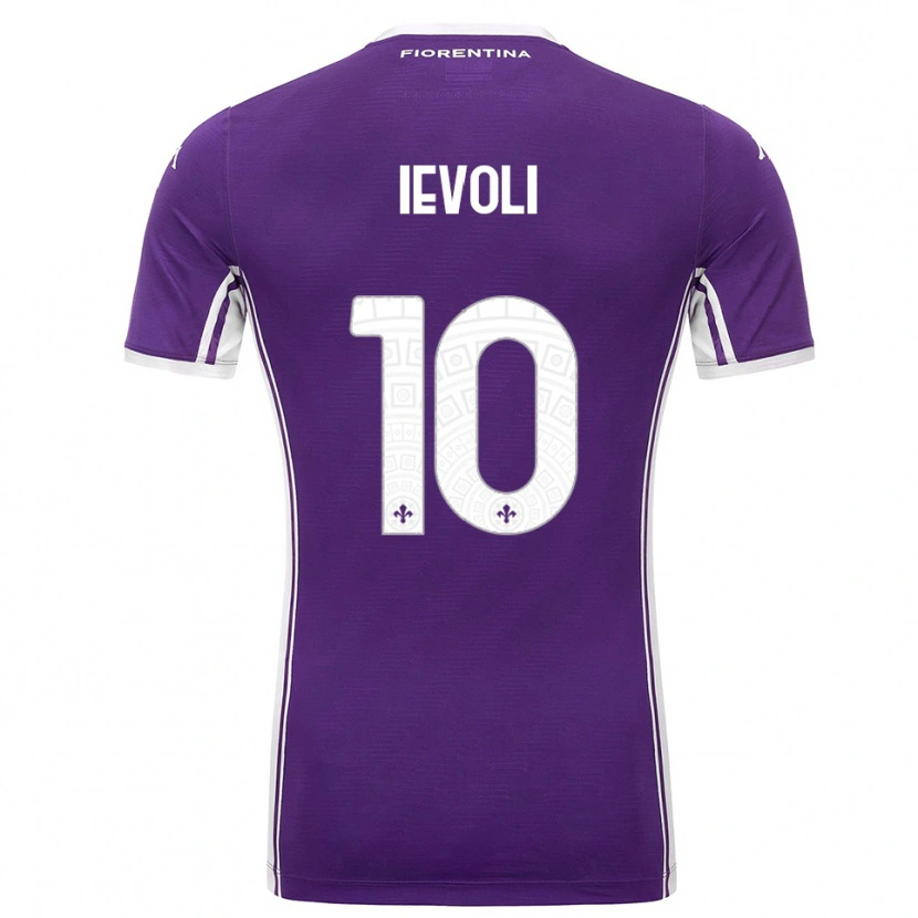 Danxen Men Mattia Ievoli #10 Purple White Home Jersey 2025/26 T-Shirt