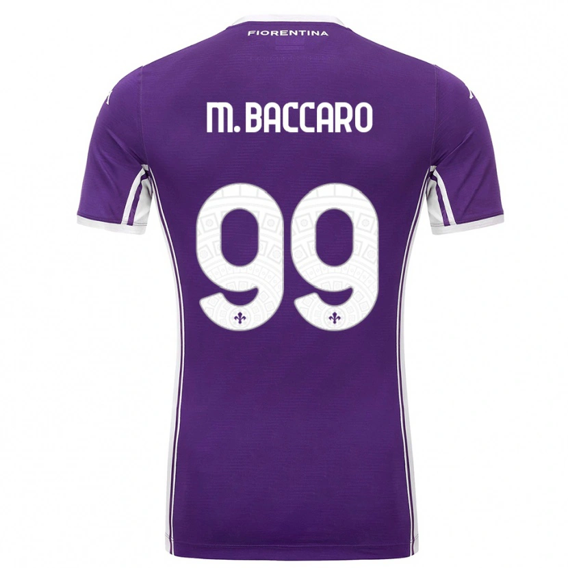 Danxen Men Giulia Maria Baccaro #99 Purple White Home Jersey 2025/26 T-Shirt