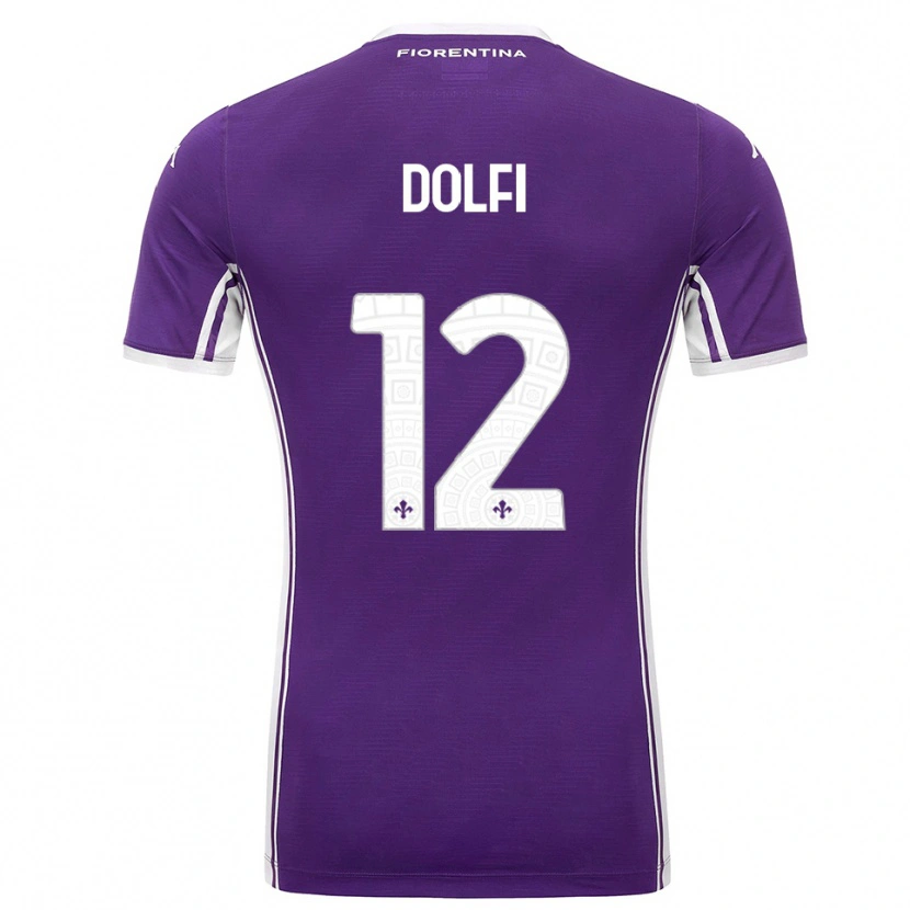 Danxen Men Brando Dolfi #12 Purple White Home Jersey 2025/26 T-Shirt
