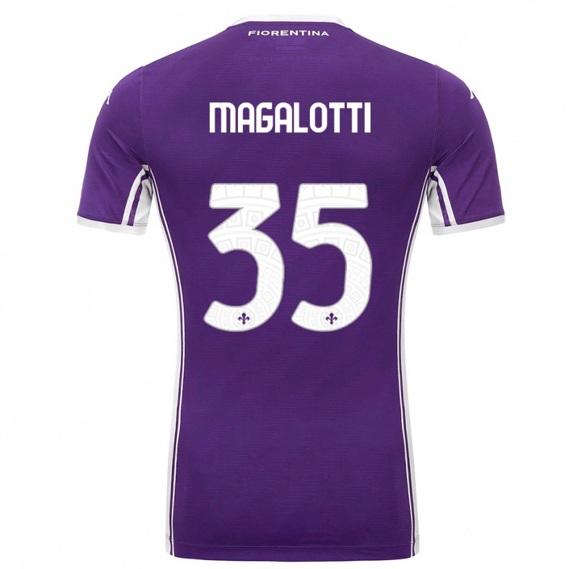 Danxen Men Mattia Magalotti #35 Purple White Home Jersey 2025/26 T-Shirt