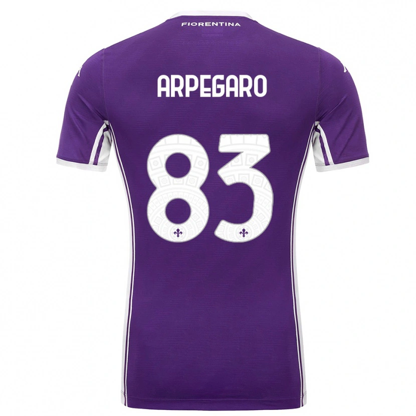 Danxen Men Sofia Arpegaro #83 Purple White Home Jersey 2025/26 T-Shirt