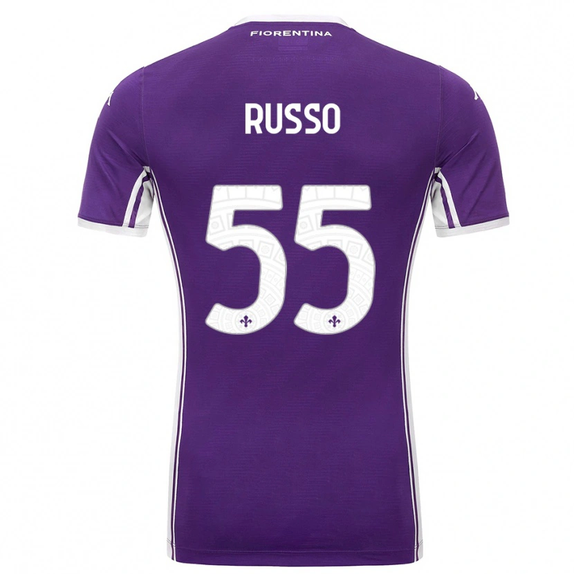 Danxen Men Federica Russo #55 Purple White Home Jersey 2025/26 T-Shirt