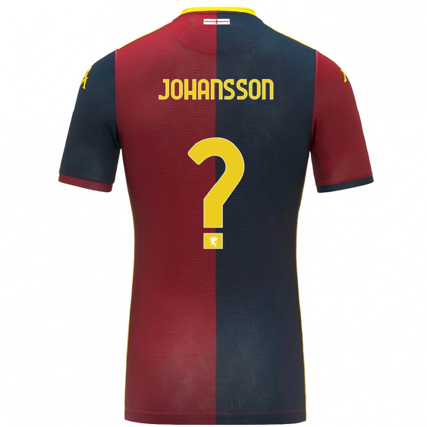 Danxen Men Vincent Johansson #0 Red Royal Blue Home Jersey 2025/26 T-Shirt