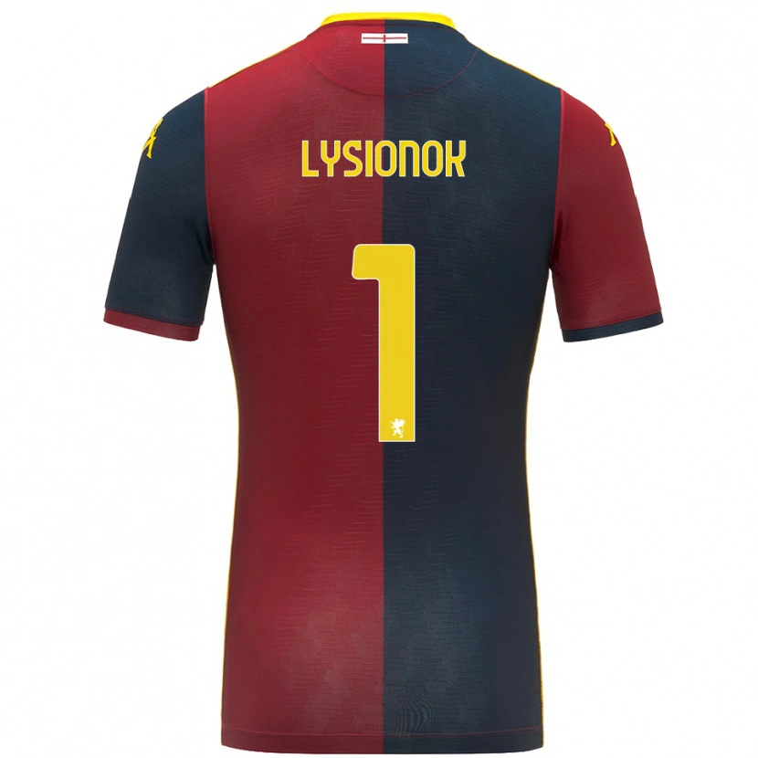 Danxen Men Ernestas Lysionok #1 Red Royal Blue Home Jersey 2025/26 T-Shirt