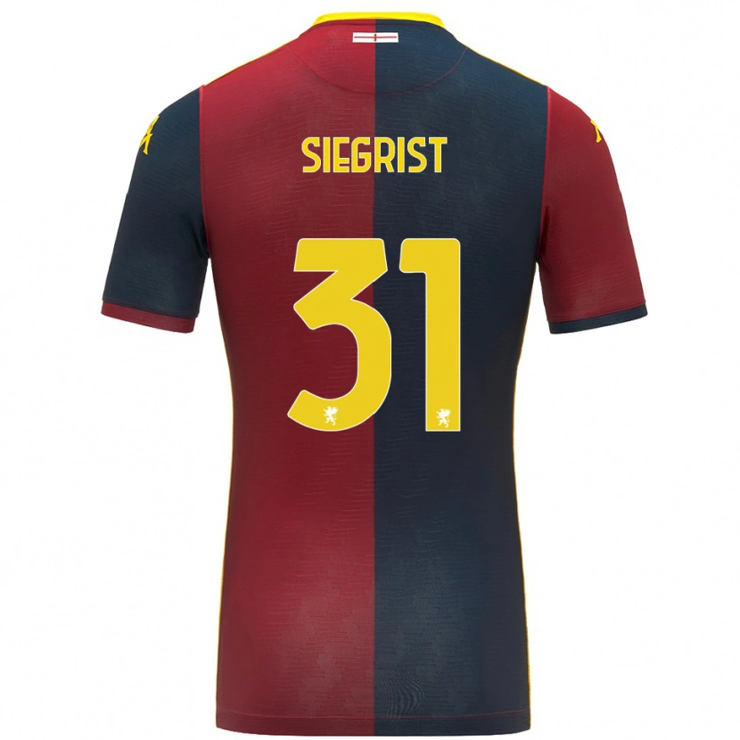 Danxen Men Benjamin Siegrist #31 Red Royal Blue Home Jersey 2025/26 T-Shirt