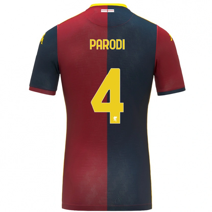 Danxen Men Leonardo Parodi #4 Red Royal Blue Home Jersey 2025/26 T-Shirt