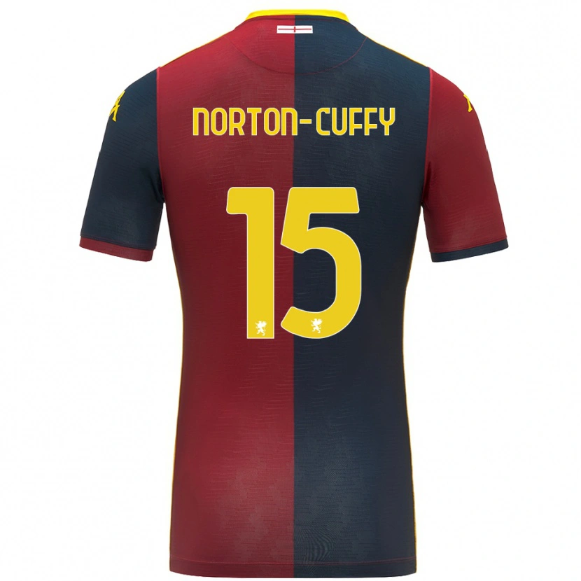 Danxen Men Brooke Norton-Cuffy #15 Red Royal Blue Home Jersey 2025/26 T-Shirt
